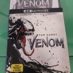 Venom (4K Ultra HD, Blu-ray 2018) Tom Hardy STILL SEALED & NEW