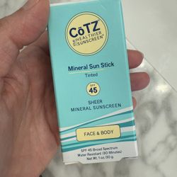 Cotz Mineral Sun Stick Tinted - Sheer Mineral Sunscreen