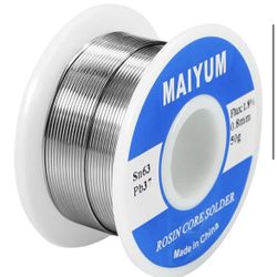 63-37 Tin Lead Rosin Core Solder Wire for Electrical Soldering (0.8mm 50g)