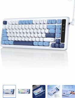 NIB - RGB Mechanical Keyboard with Spherical Keycaps and Ergonomic Design