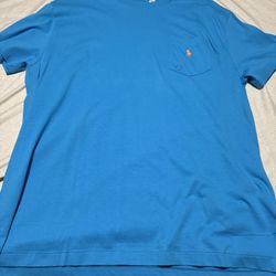 Light Blue Polo Ralph Lauren T-shirt Large New W/ Tags
