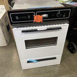 W24” GAS Wall Oven Summit White 