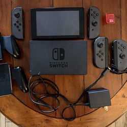 Nintendo Switch w/ case and accessories