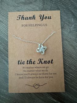 Tie the Knot Necklace - $10 OBO