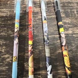 Naruto fine liner pens 4 pieces 