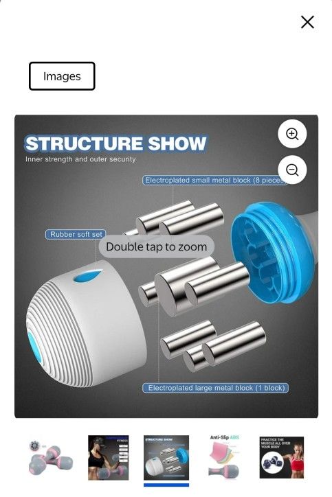 ADJUSTABLE DUMBBELL SET