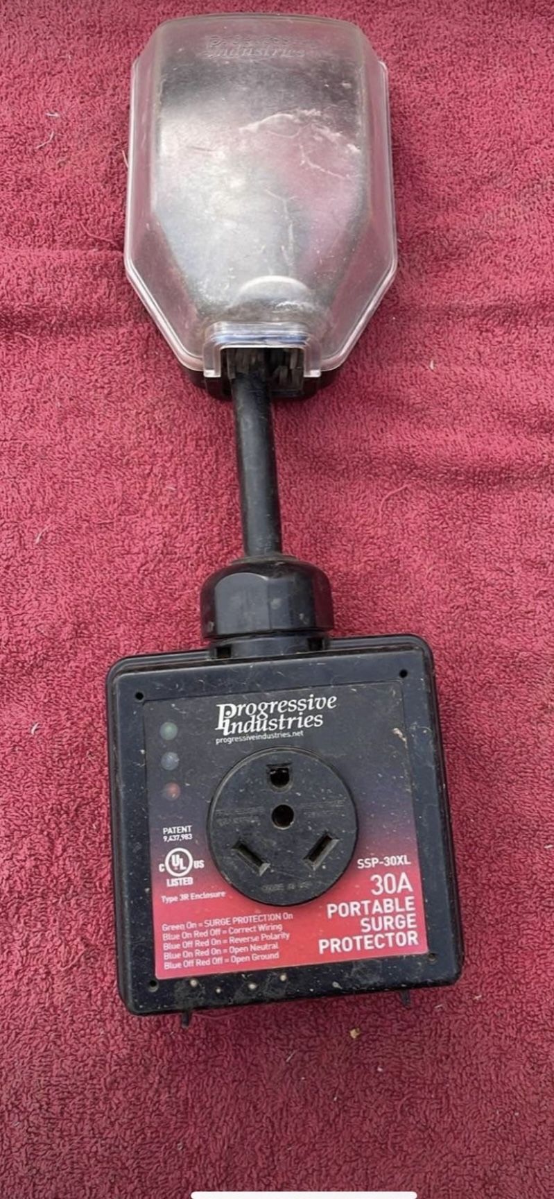 30amp Portable Surge Protector Plug