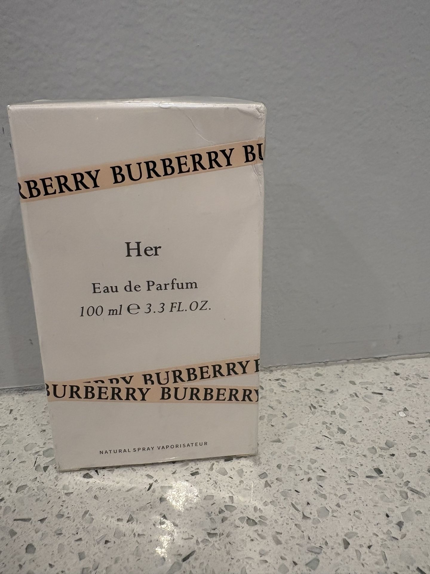 Burberry Her by Burberry 3.3 oz EDP Perfume for Women | New & Sealed Box!