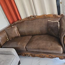 Sofa De Pro Cuero 