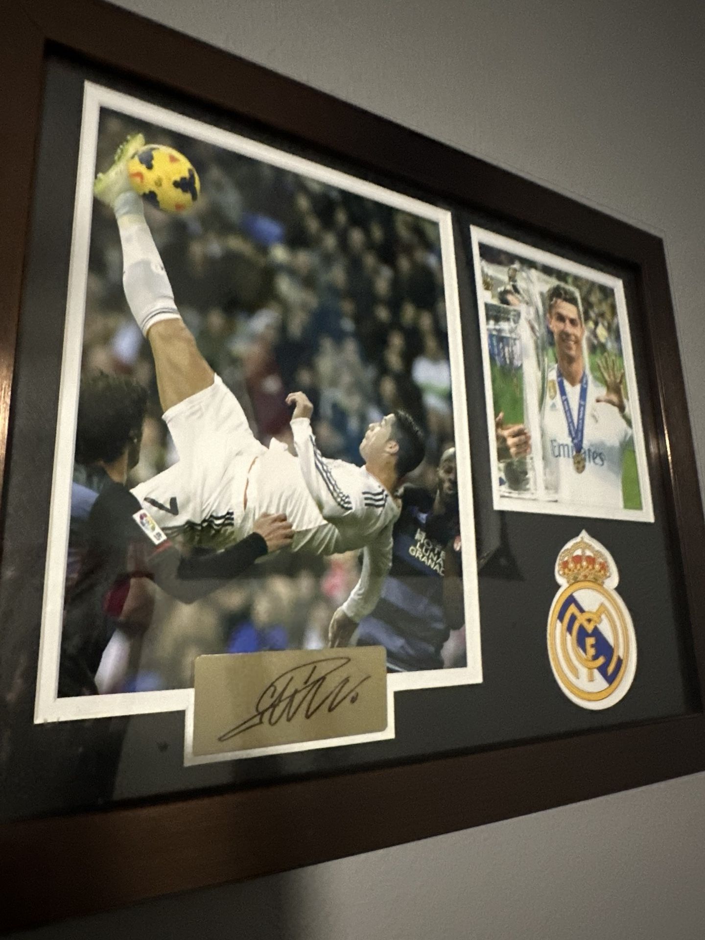Ronaldo Authentic Signed Poster