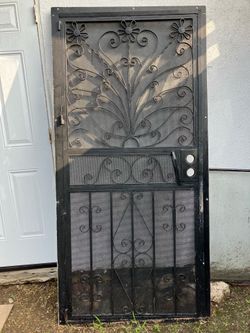 Front screen door