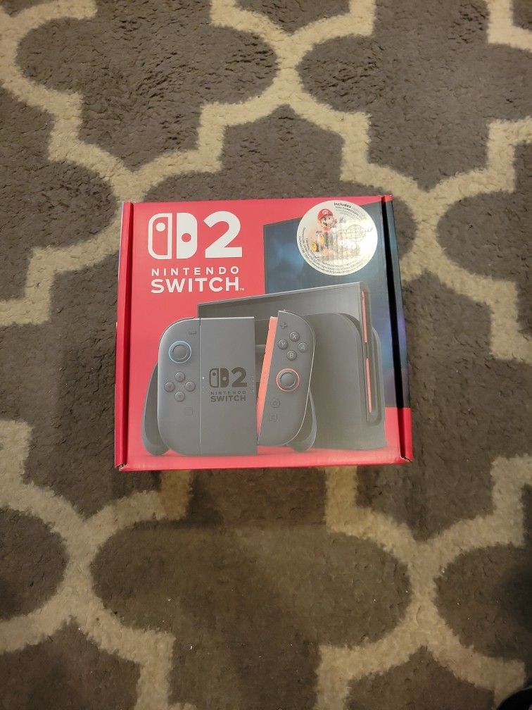 Nintendo Switch 2 With Mario Kart World Brand New