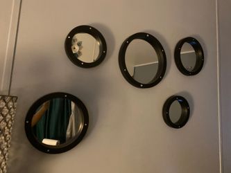 5 mirror decoration