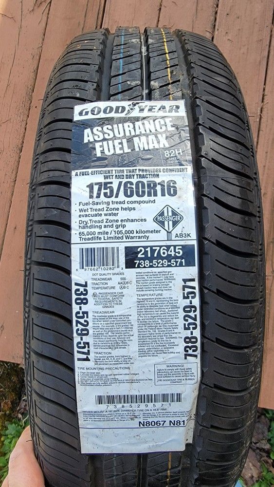 175/60r16 New Goodyear