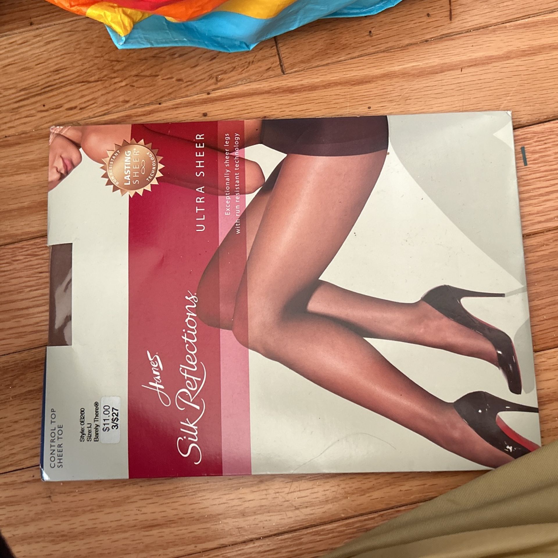 Stocking fits weight 195-250 color barely there