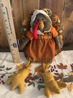 New! Quilted Stuffed Turkey Decoration (check my other listings for more)
