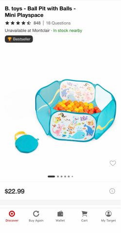 Baby toddler ball pit