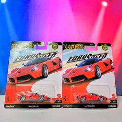 Hot Wheels Premium Car Culture Ferrari Euro Speed LaFerrari Red
$20 Each