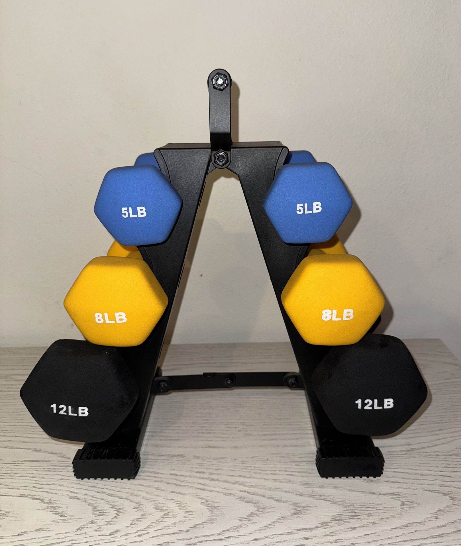 Dumbbell Set w/ Rack