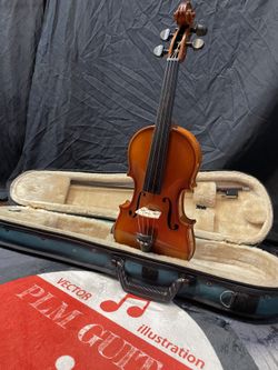 1/4 Violin With Case 