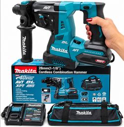 Makita XGT 40V Cordless Combination Hammer 28mm