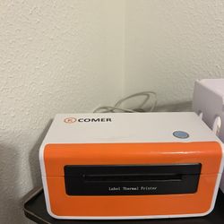 4x6 Thermal Label Printer With Labels & Holder