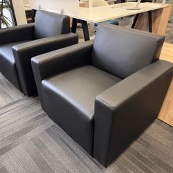 New Office Furniture - Anti-Microbial Vinyl Club Chairs
