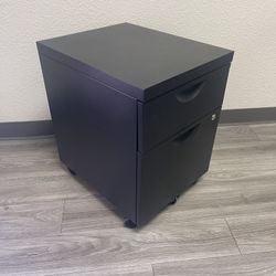 Black Metal File Cabinet With Keys