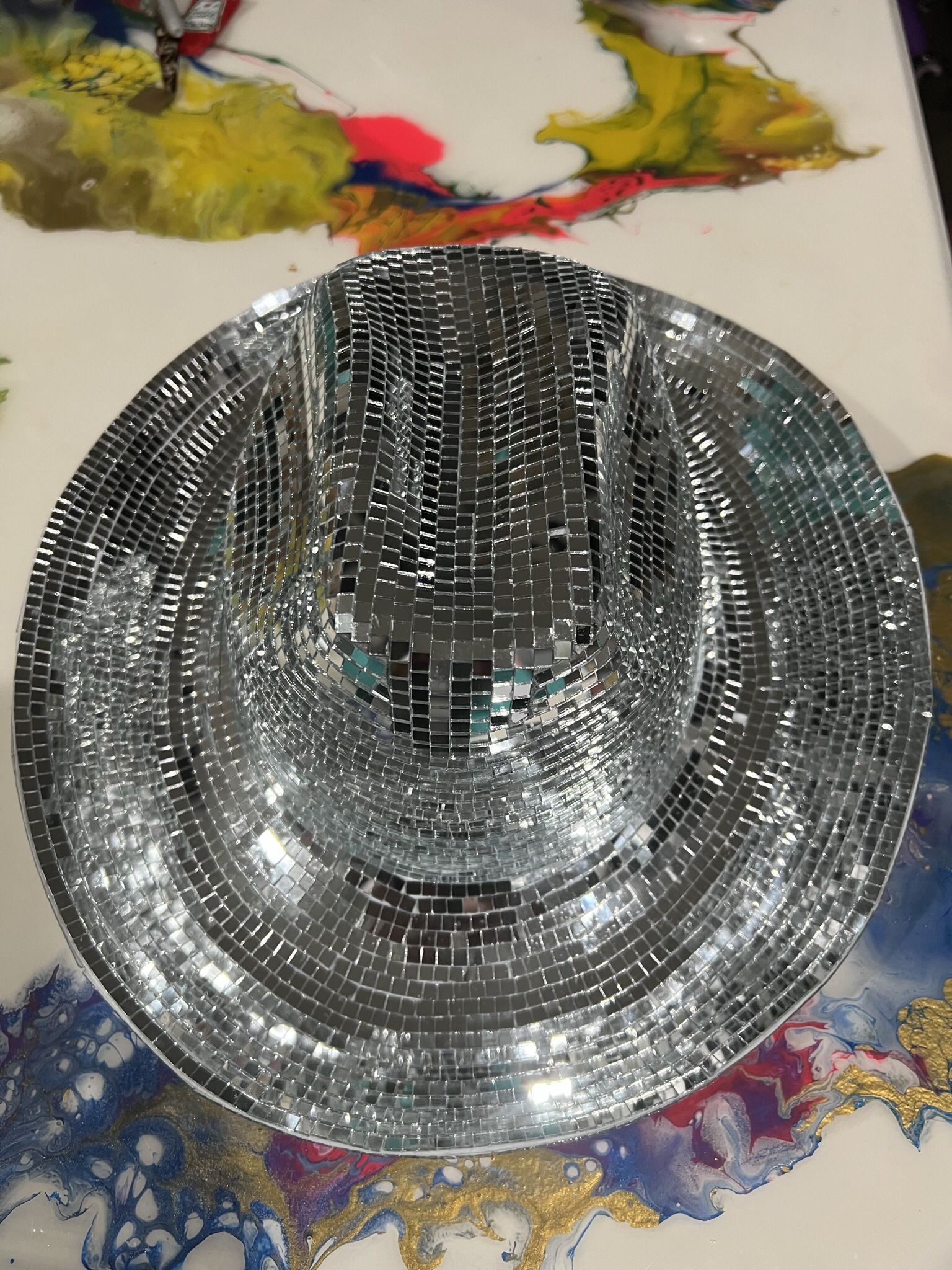 Beyoncé Renaissance Concert Disco Ball Cowboy Hat
