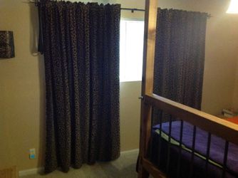 Leopard Print Drapes 
