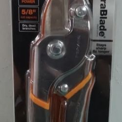 Fiskars Anvil Pruner 5/8" Cut Capacity Ultrablade Power-Lever 2X more power 9110