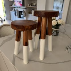 Serena & Lily Dip Dye Stool