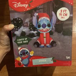 Stitch Christmas Inflatable 
