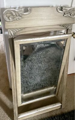Vintage Wooden Mirror