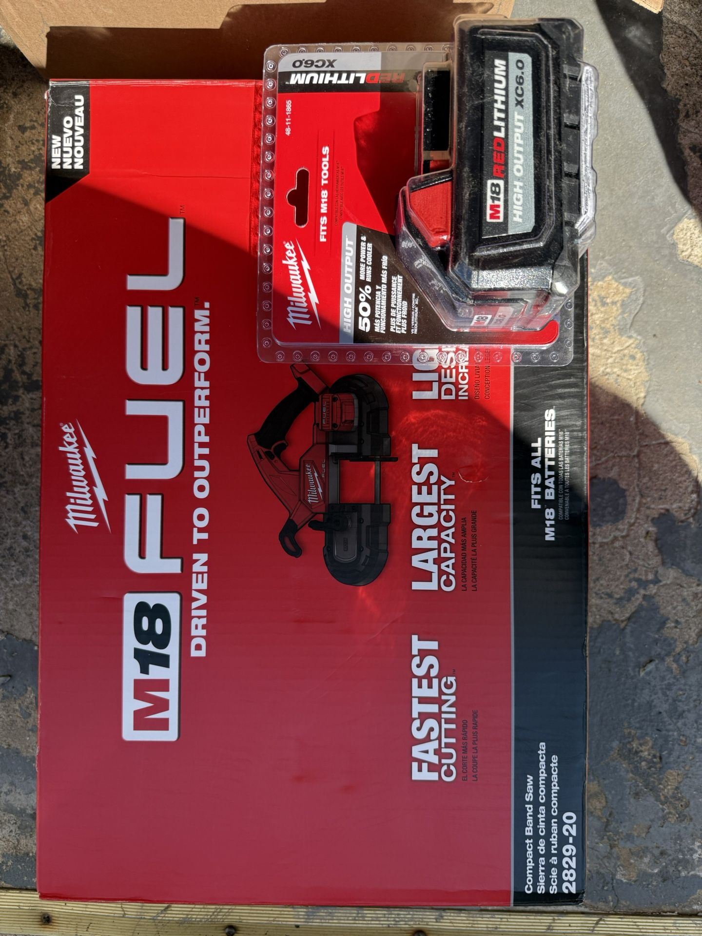 M18 Compact Bandsaw With 6.0 Battery