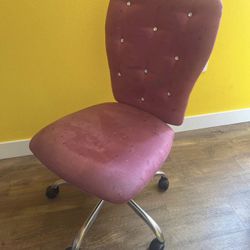 Pink/purple Rolling Chair