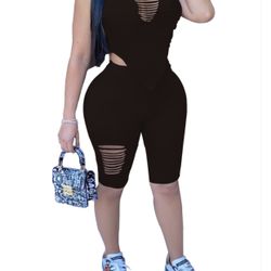 Women’s Two Piece Set (Black & Red available)