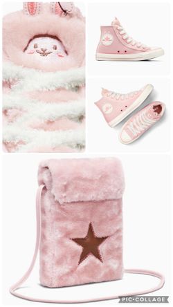 Women’s Chuck Taylor All Star Rabbit w/ Matching Purse Sz 8.5