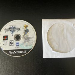 PlayStation 2 Kingdom Hearts II 2 PS2 Disc Only With Sleeve