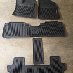 2014 - 2019 Toyota Highlander OEM All Weather Floor Mats