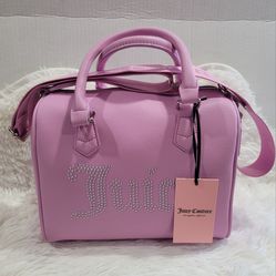 Juicy Couture Fondant Pink Obsession Satchel Crossbody Bag Brand New With Tags 