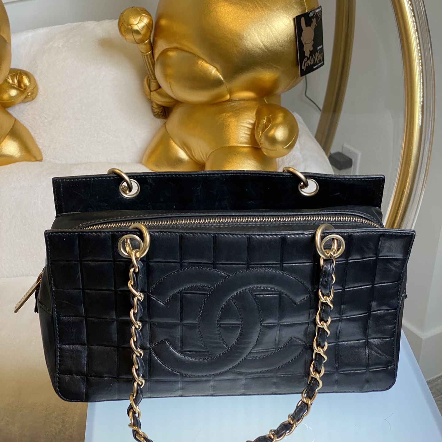 AUTHENTIC ** CHANEL VINTAGE EXCLUSIVE CHECKERED HANDBAG for Sale in Sunny  Isles Beach, FL - OfferUp