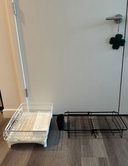 Kitchen Expendable Stainless Steel Dish Racks Set