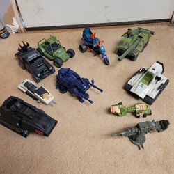 Vintage Gi Joe  & Cobra Vehicles Stinger, Hiss