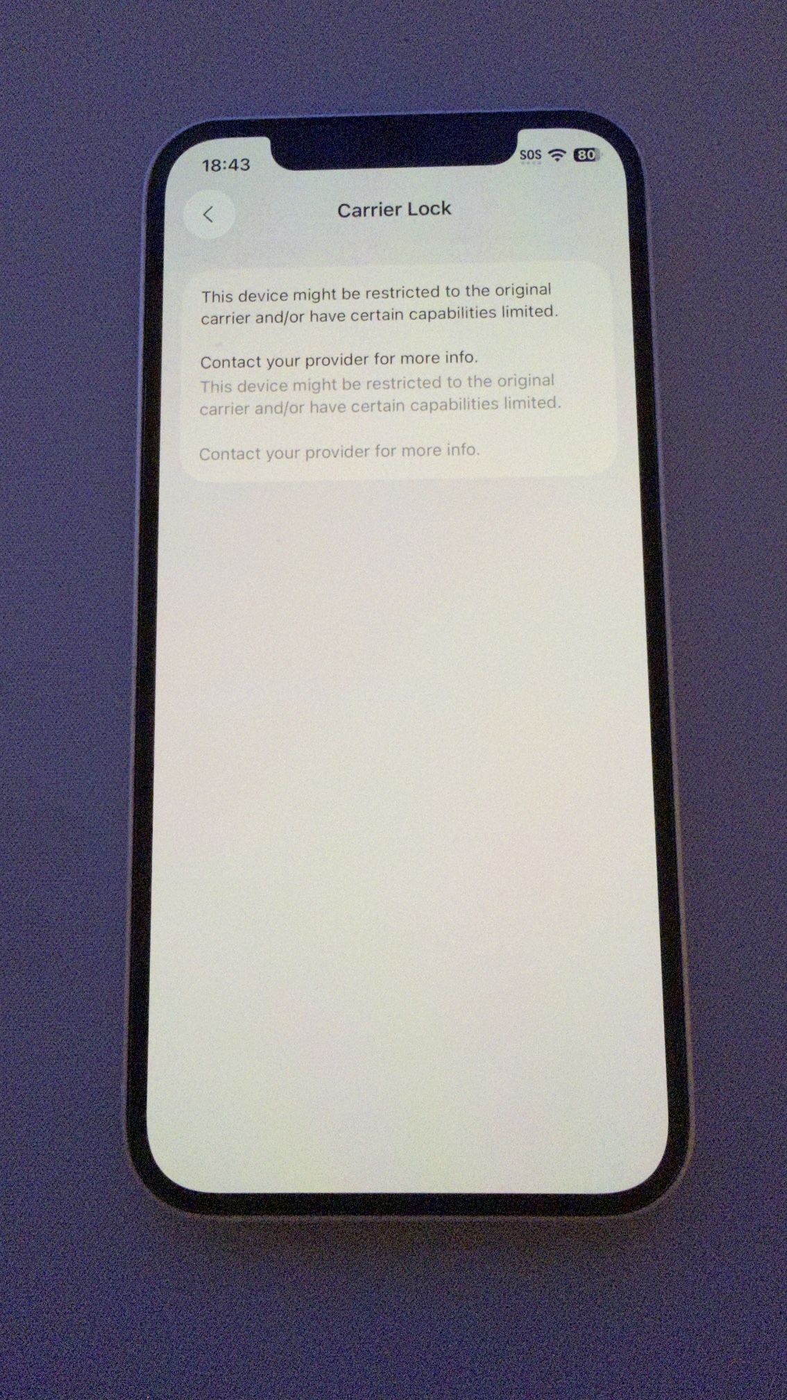 iPhone 12 White 64GB Carrier-Locked
