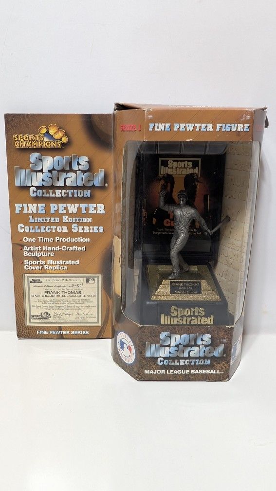 1994 Sports Illustrated Frank Thomas Pewter Figure Limited Edition Collector