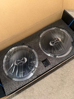 Recoil Dual Subwoofer Enclosure New in Box