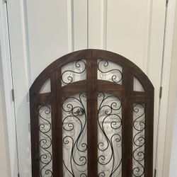 Wooden Scroll Wall Art