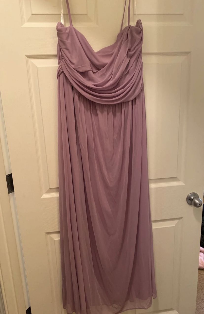 Plus Size Purple Formal Dress