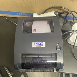 TSC TTP-244CE desktop thermal transfer barcode label printer